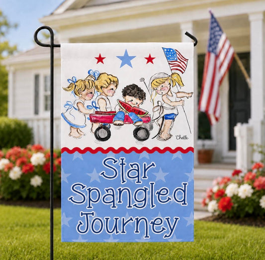 Garden Flag: Star Spangled Journey