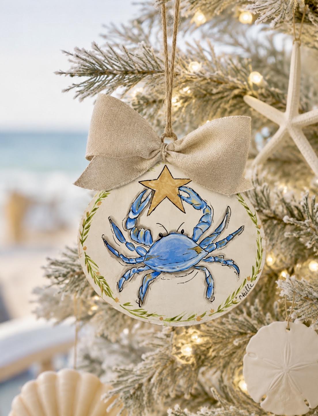 Christmas Ornament: Star Crab
