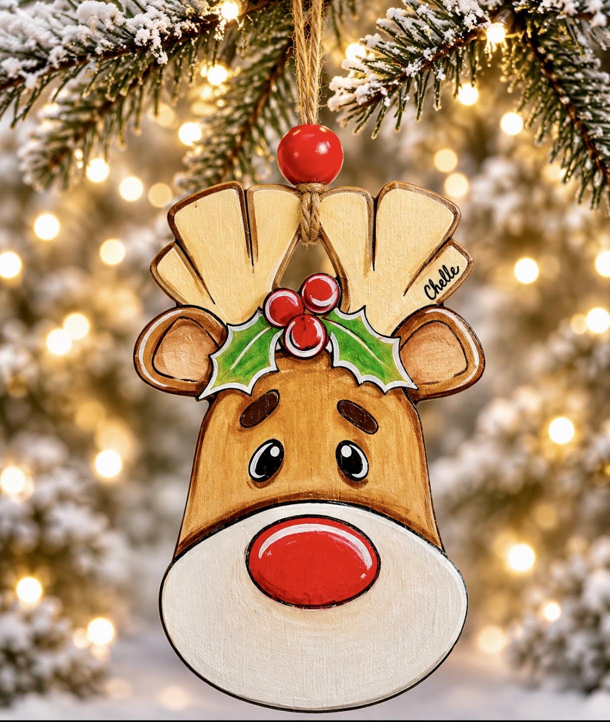 Christmas Ornament: Hollis the Reindeer