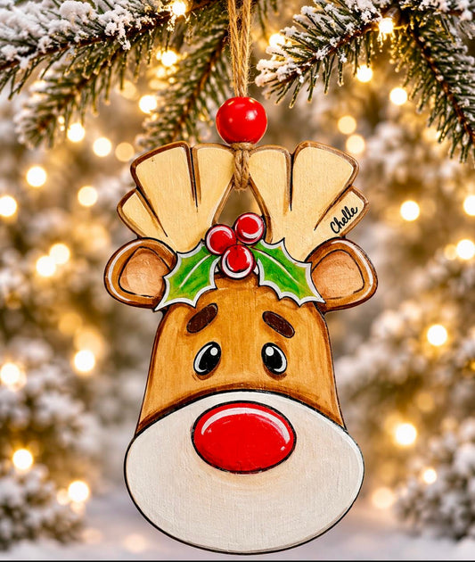 Christmas Ornament: Hollis the Reindeer