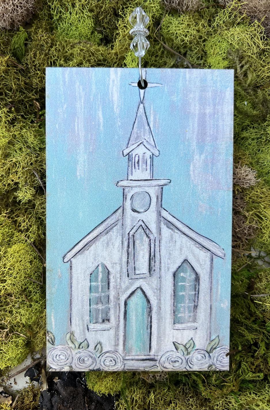 Easter Basket Tags & Wreath Attachments: Aqua Church