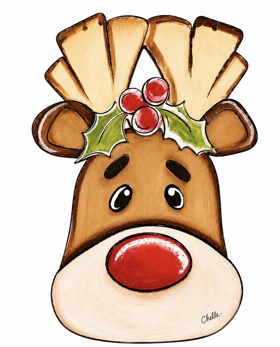Christmas Ornament: Hollis the Reindeer
