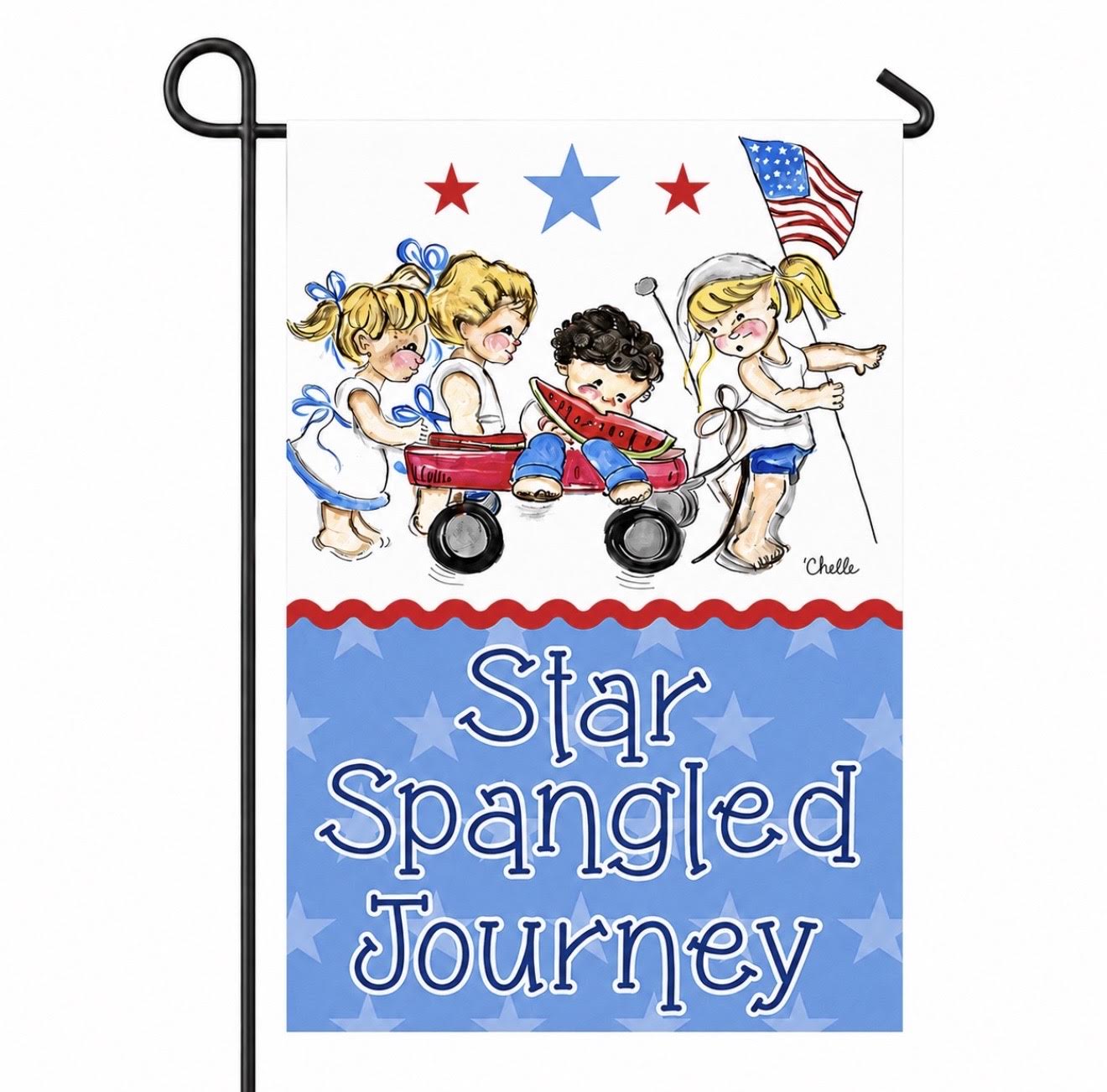 Garden Flag: Star Spangled Journey