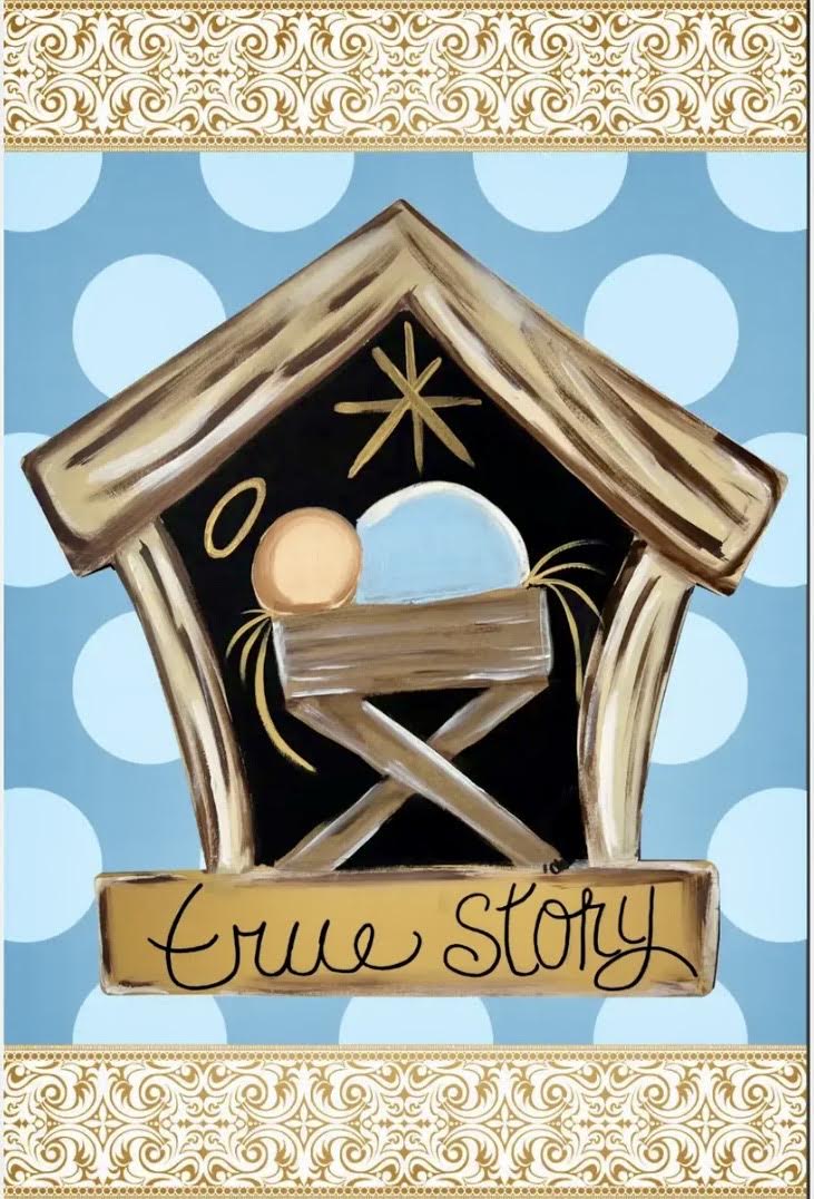 Garden Flag; Christmas, True Story