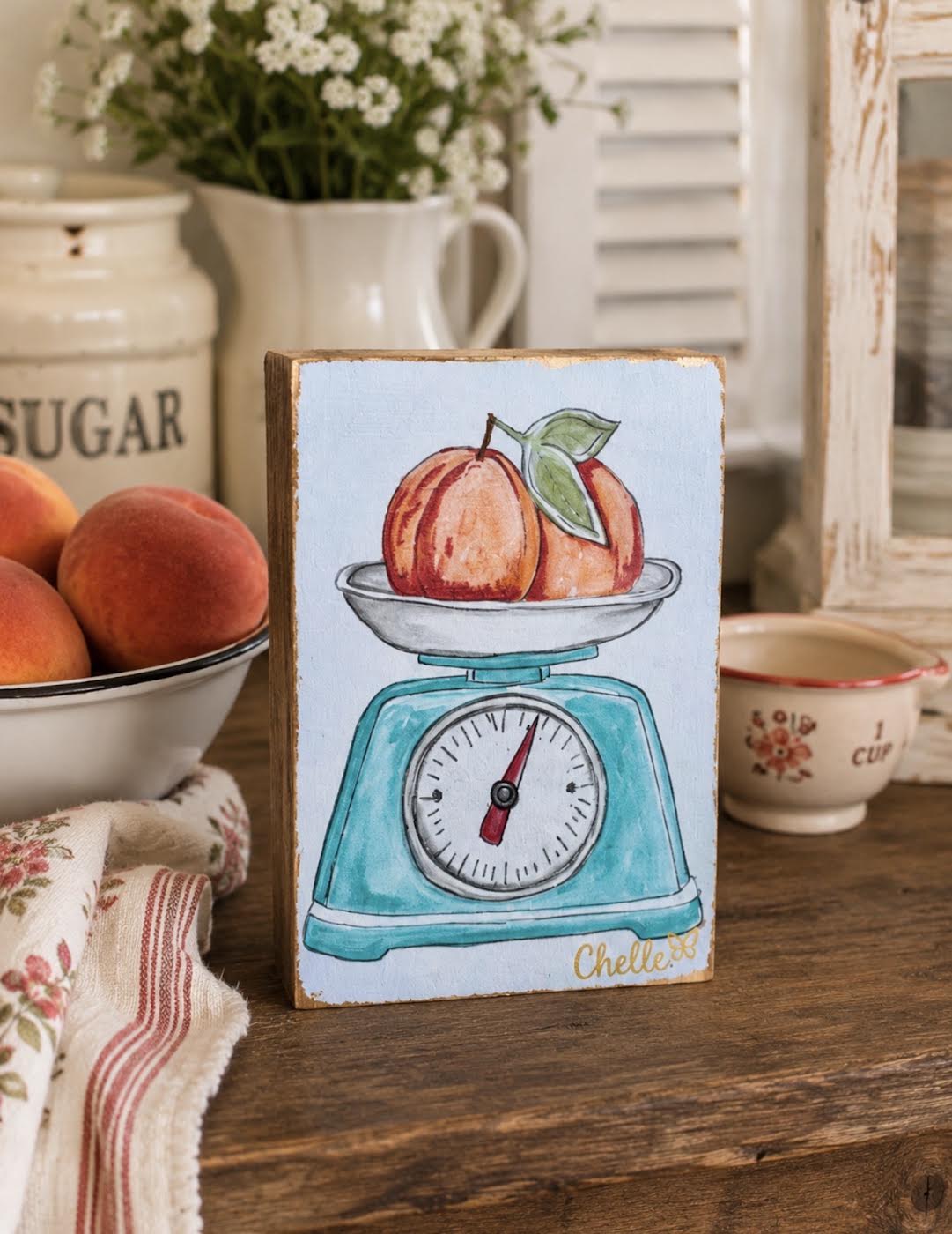 Decorative Blocks: Peaches