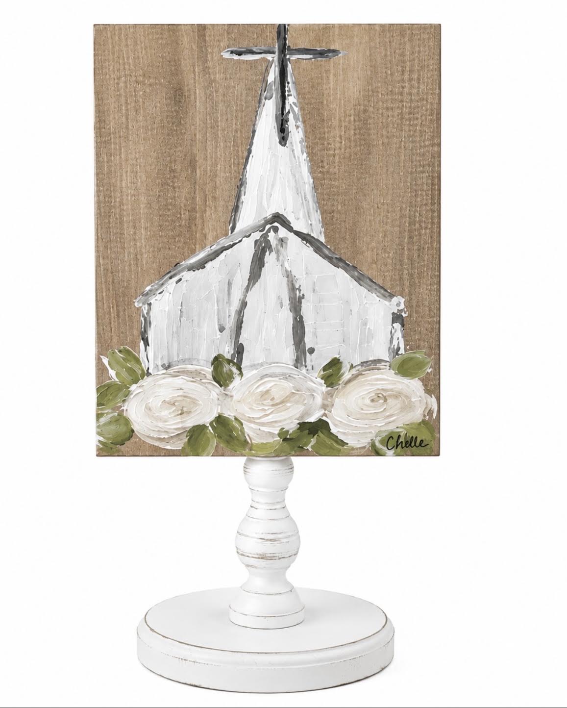 Seasonal & Everyday Toppers: Country Gray Church Topper