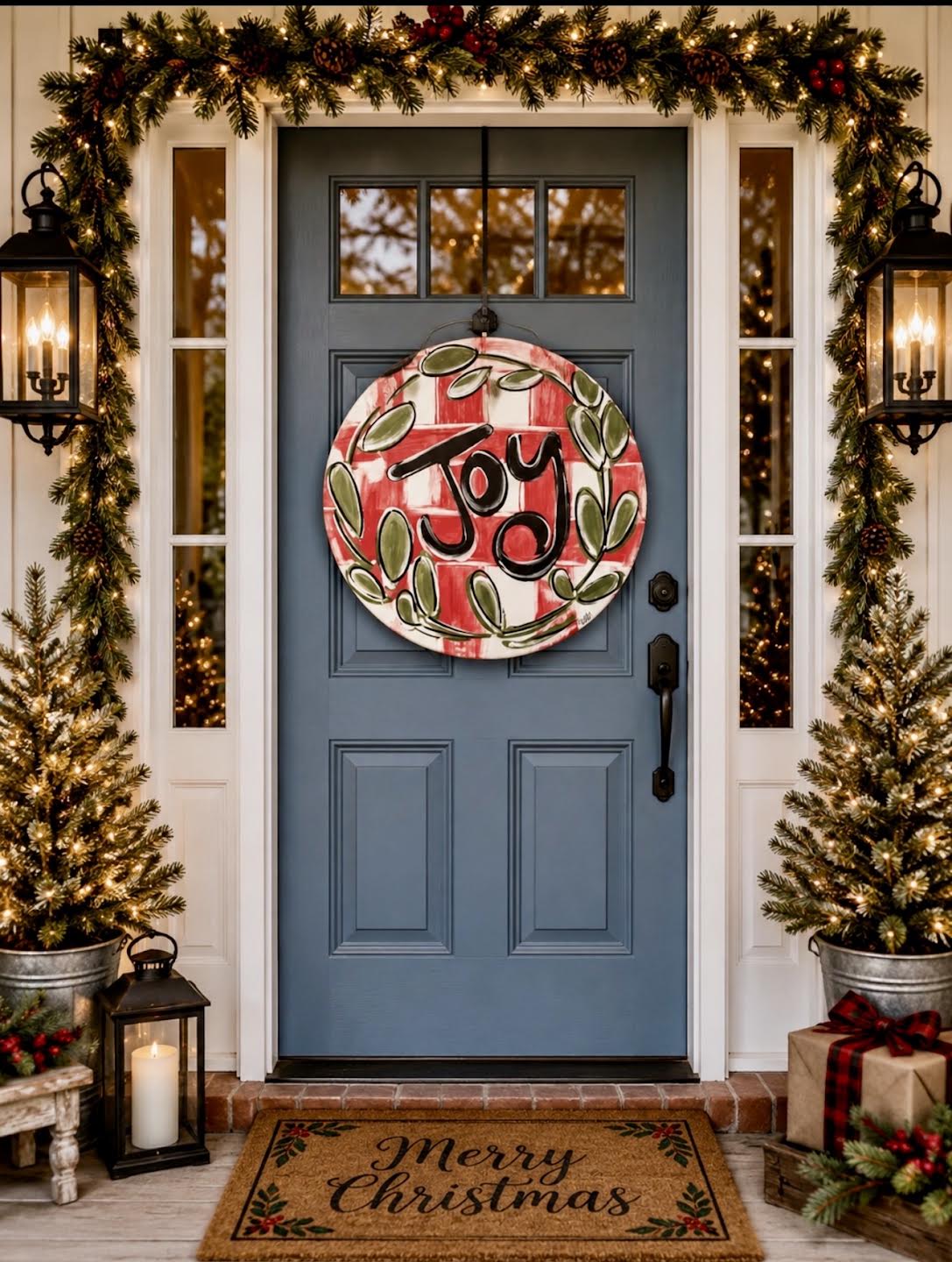 Door Hanger; Christmas Joy