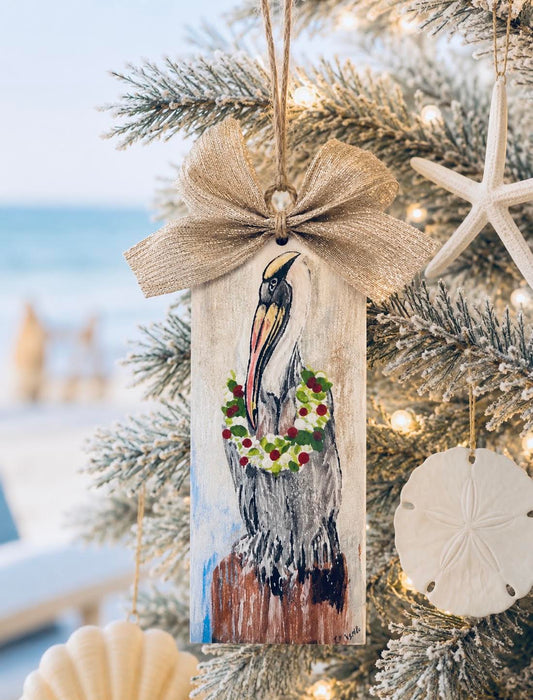Christmas Ornament: Black Headed Pelican