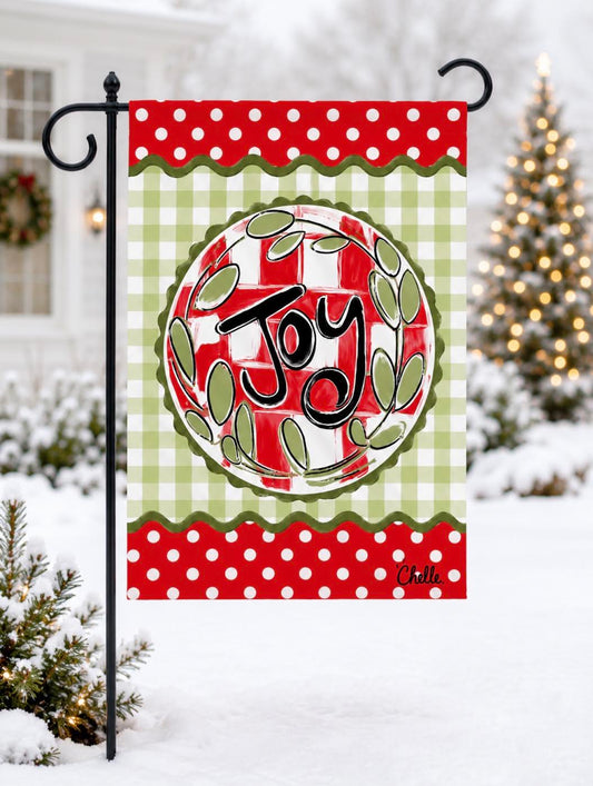 Garden Flag; Christmas Joy