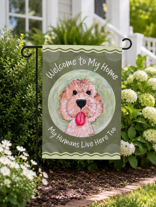 Garden Flag: Buddy Barks, Welcome to My Home