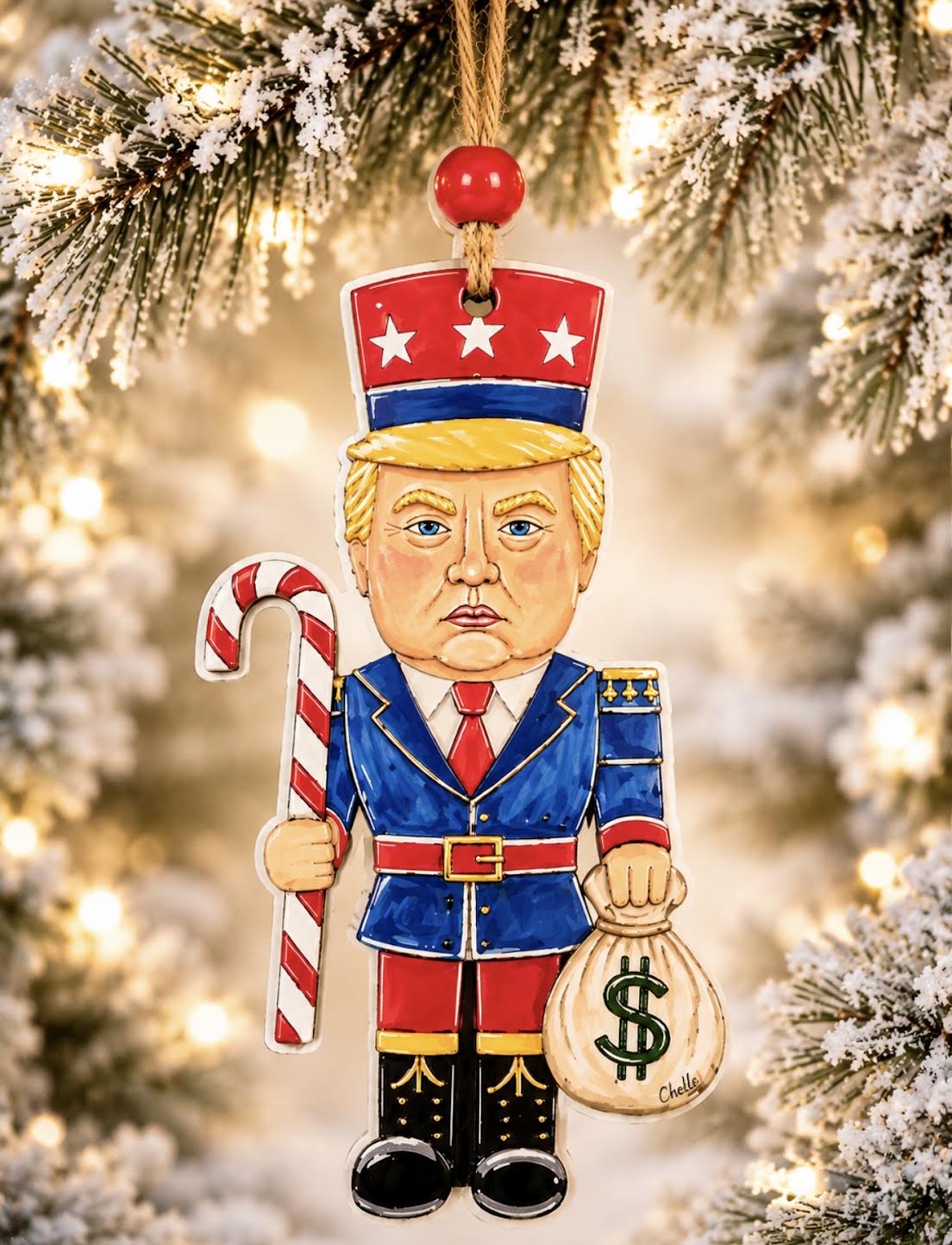 Christmas Ornament: President Trump Nutcracker