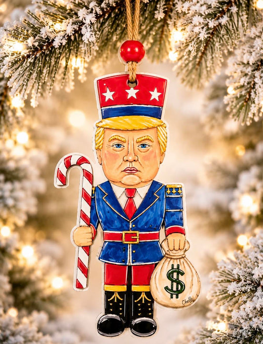 Christmas Ornament: President Trump Nutcracker