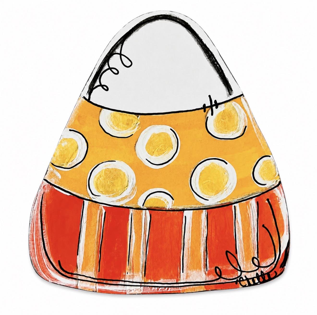 Door Hanger: Candy Corn, Halloween