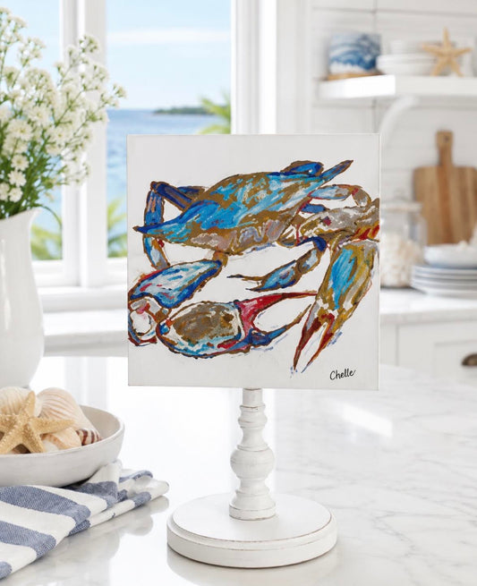 Seasonal & Everyday Toppers: Crab - Square