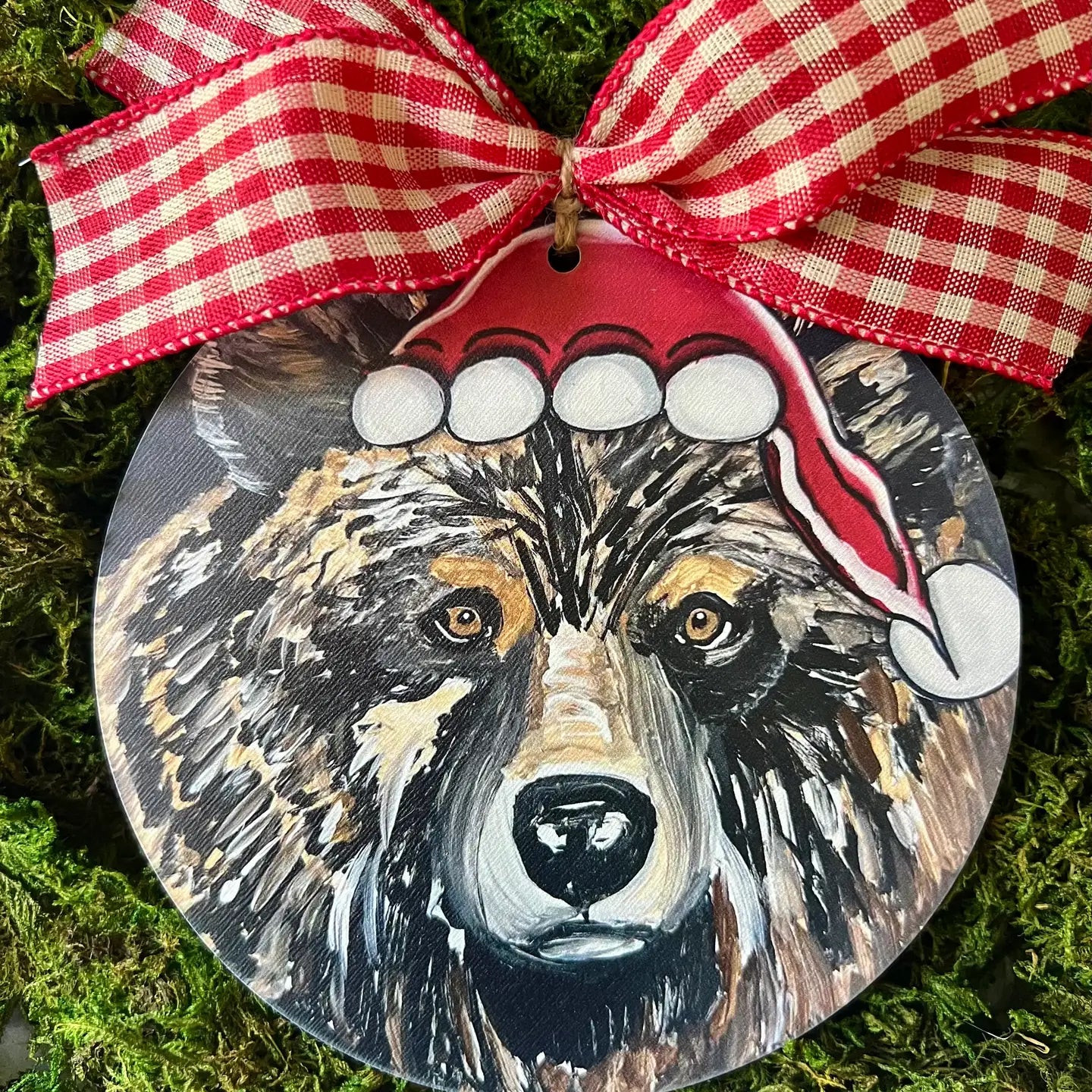 Christmas Ornament:  Santa Bear