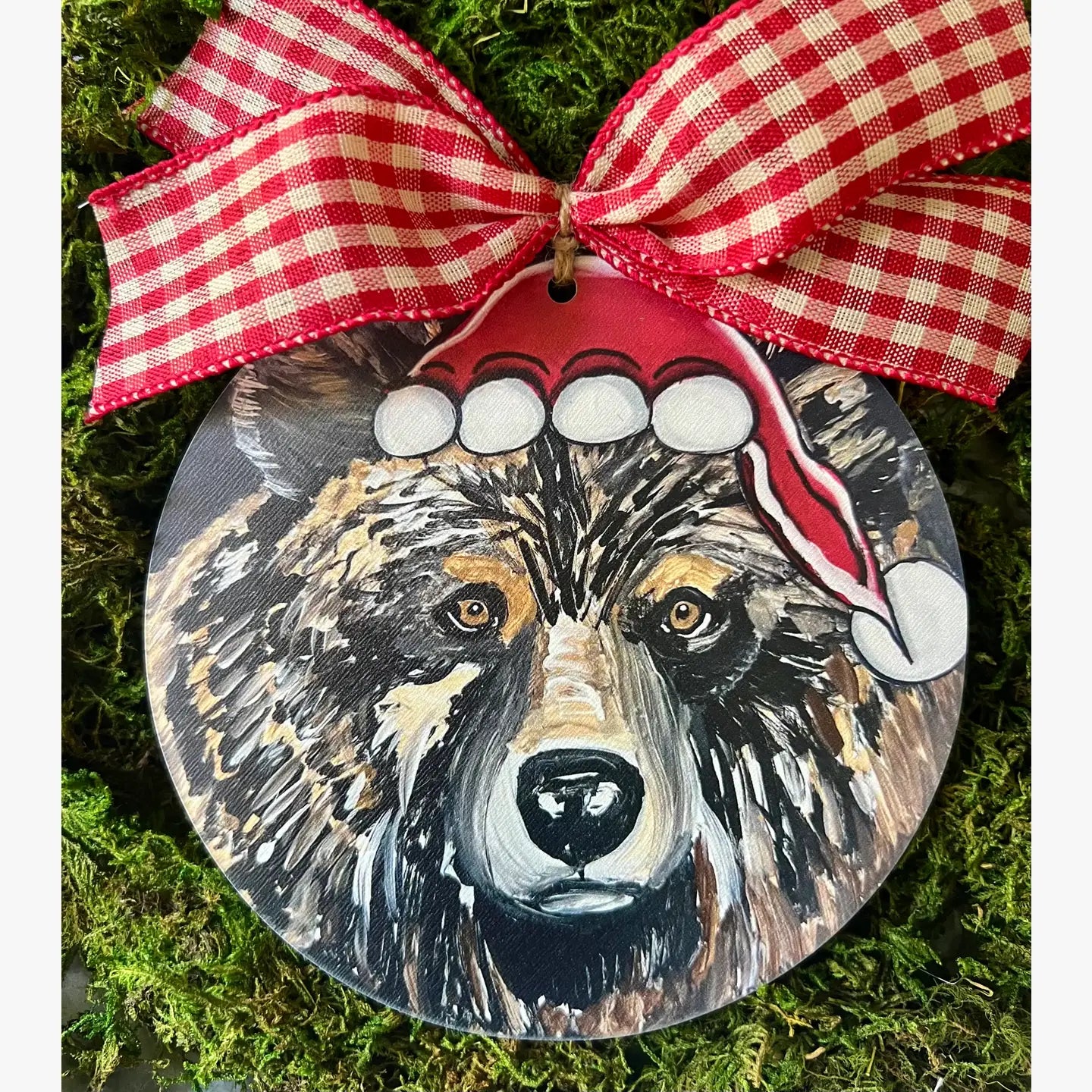 Christmas Ornament:  Santa Bear