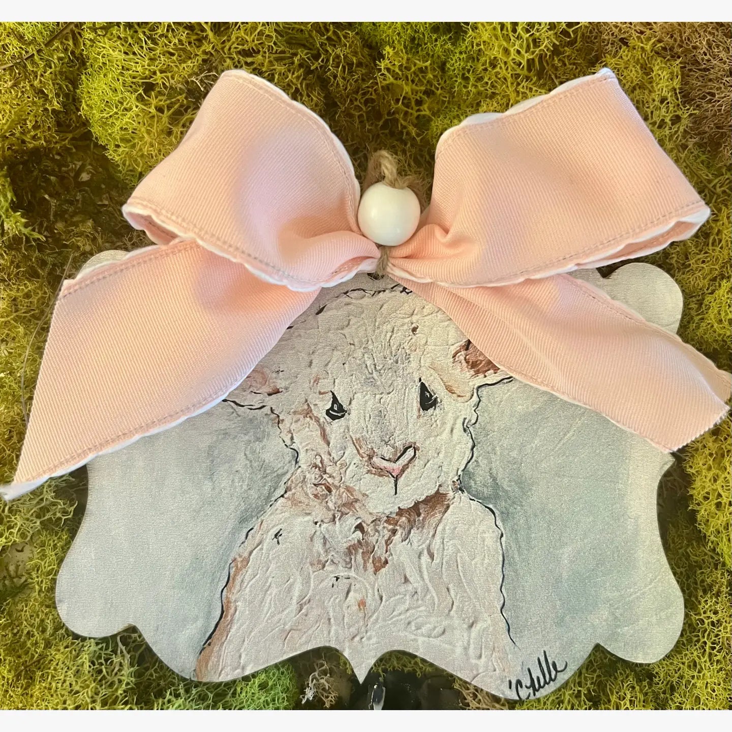 Easter Basket Tags & Wreath Attachments:  Lamb