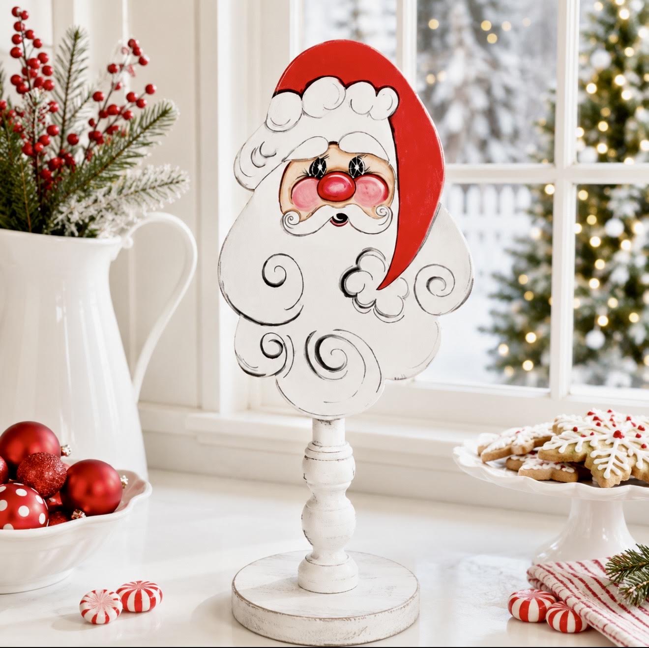 Seasonal & Everyday Toppers: Santa