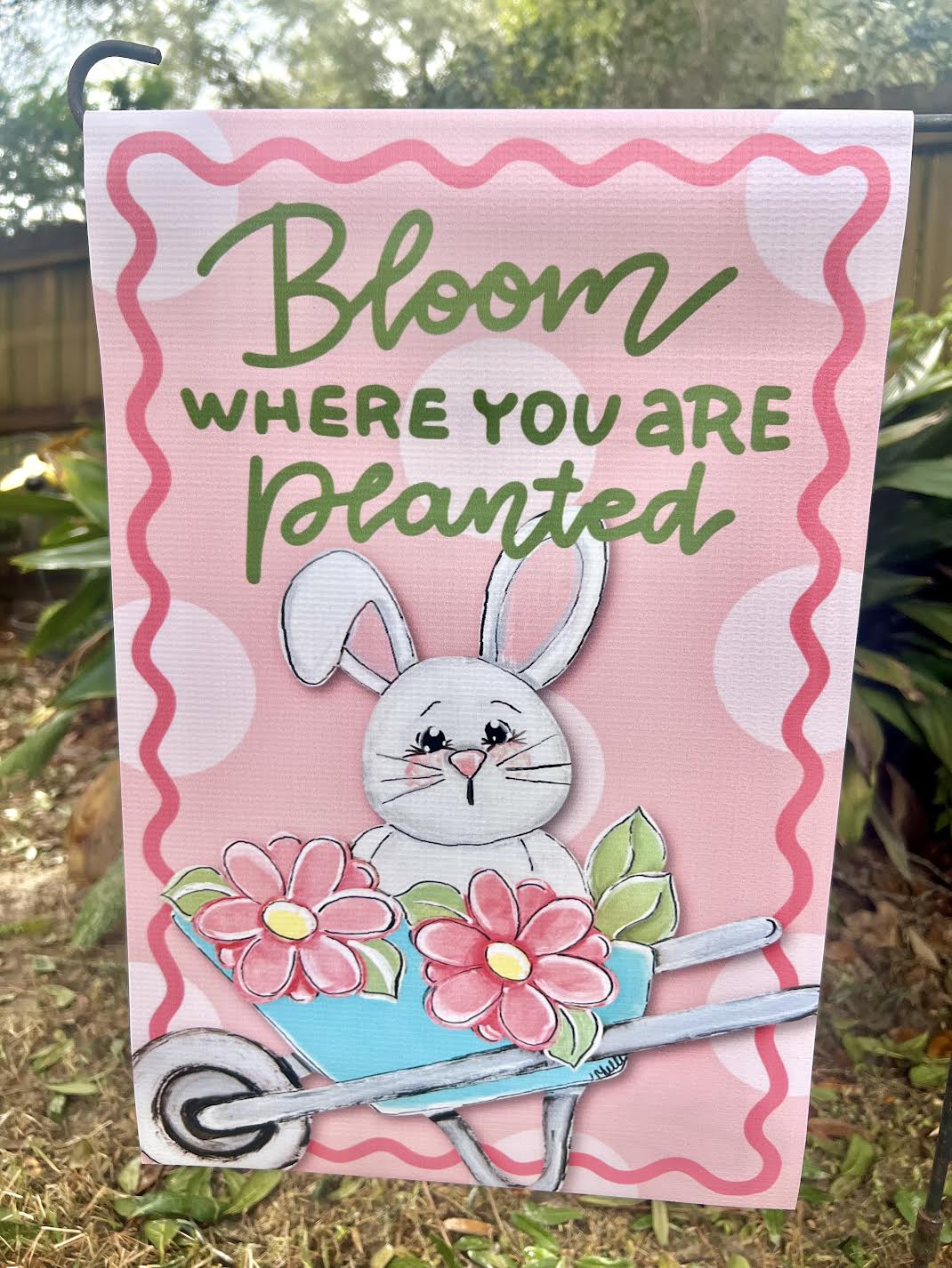 Garden Flag: Bloom Where You Are Planted