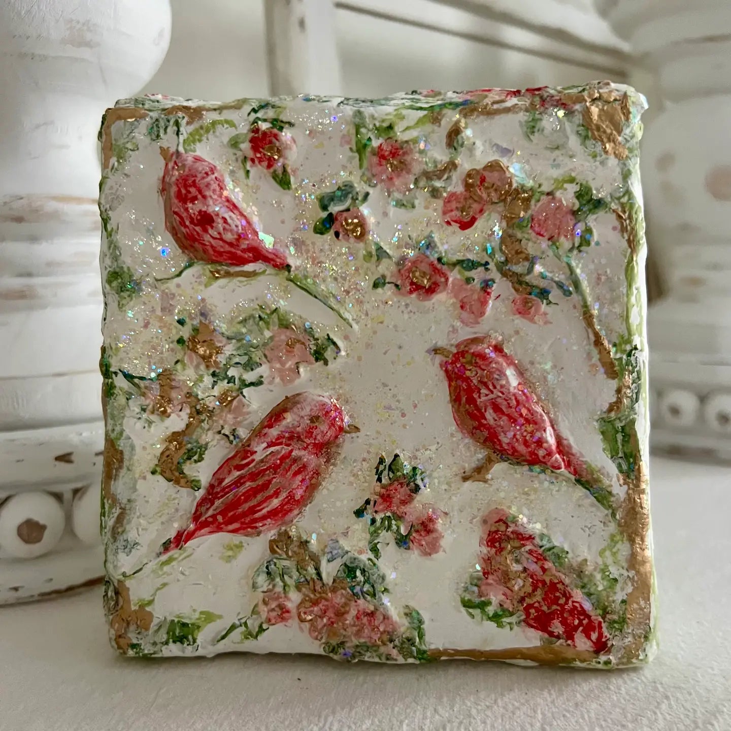 Canvas Clays 4 x 4: Cardinals