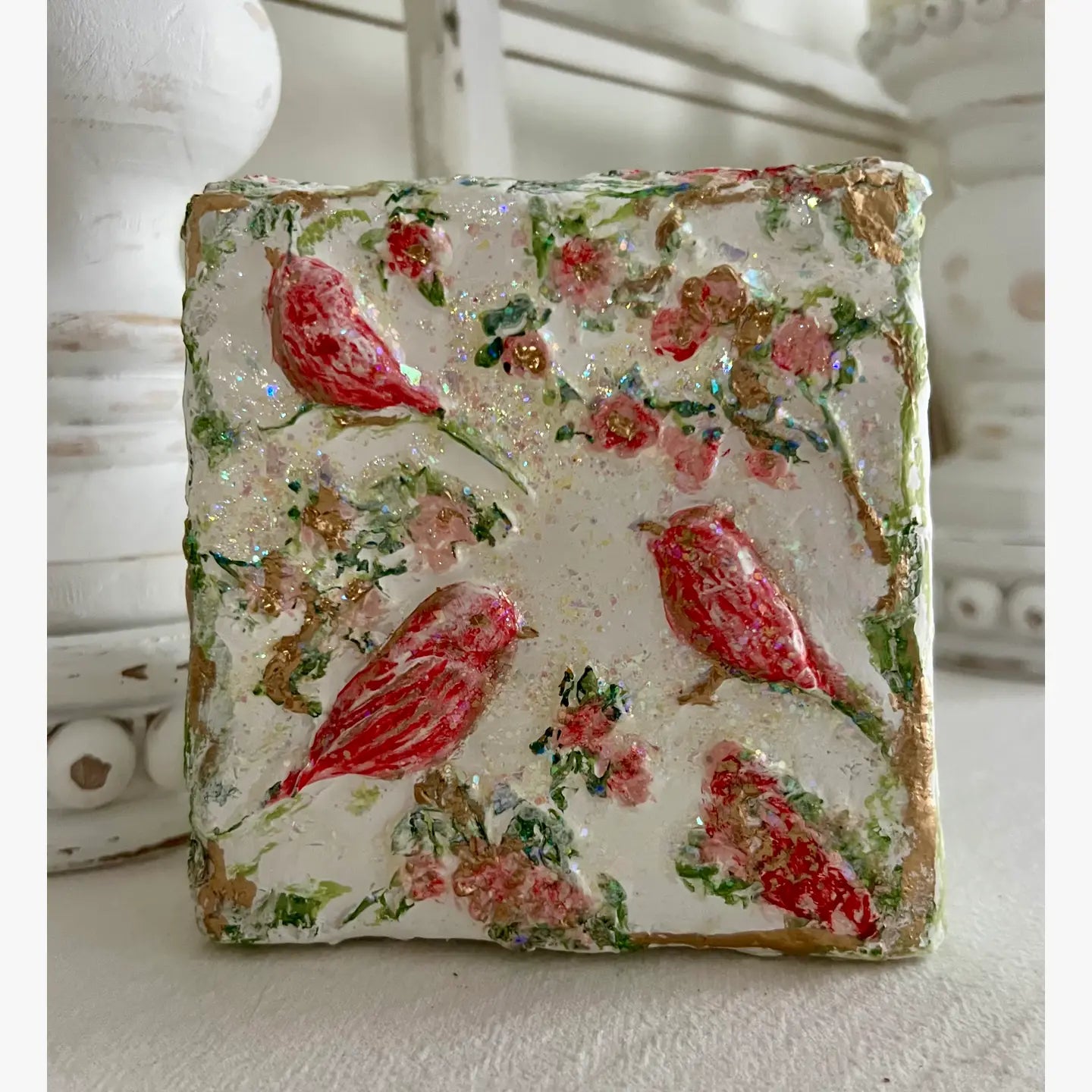 Canvas Clays 4 x 4: Cardinals