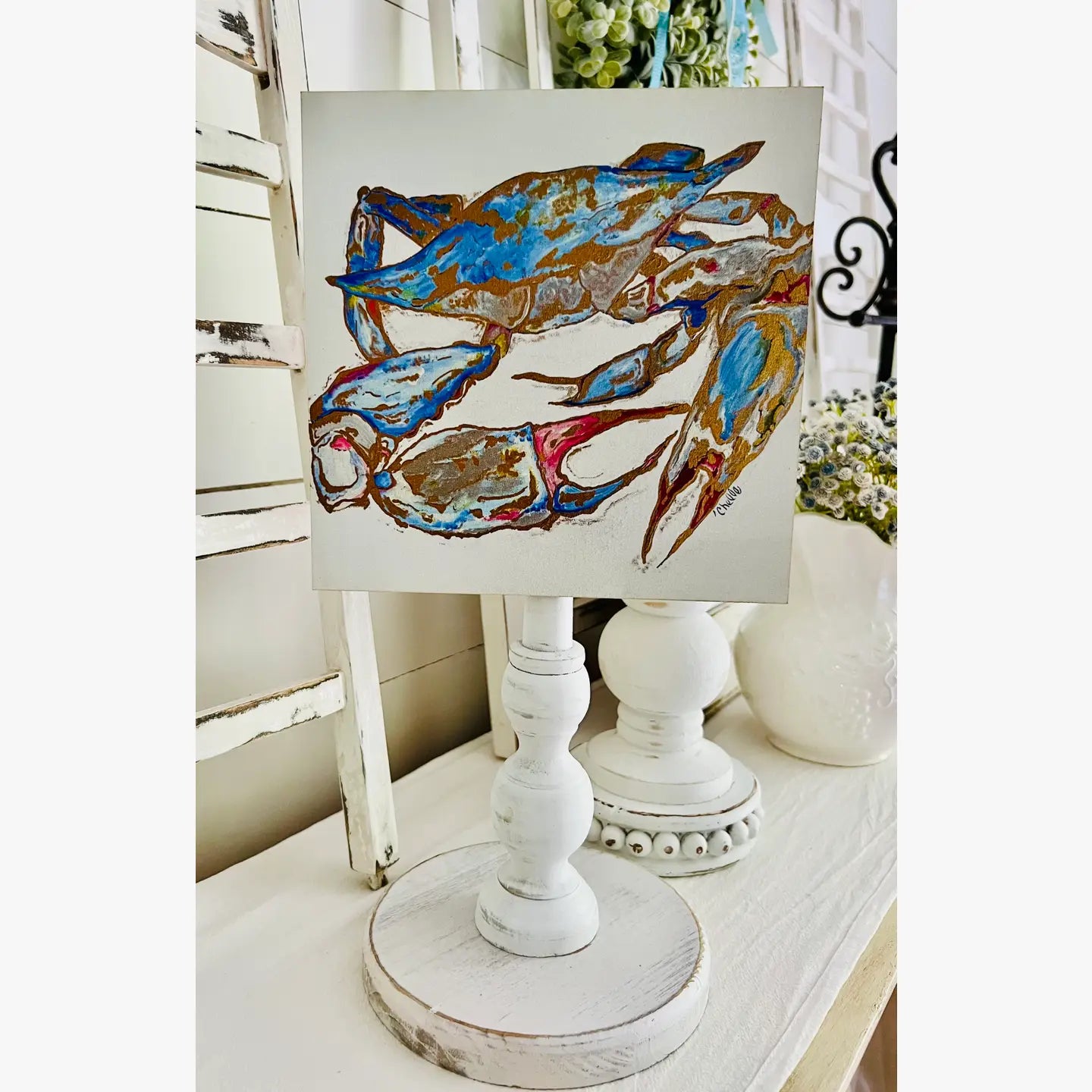 Seasonal & Everyday Toppers: Crab - Square