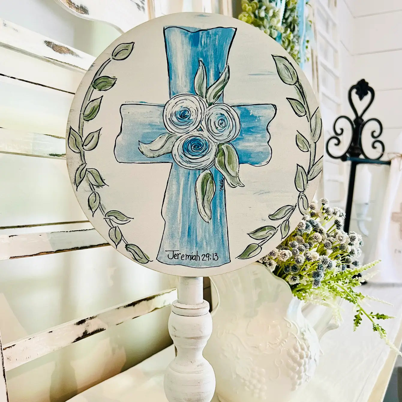 Seasonal & Everyday Toppers: Jeremiah 29:13 Cross