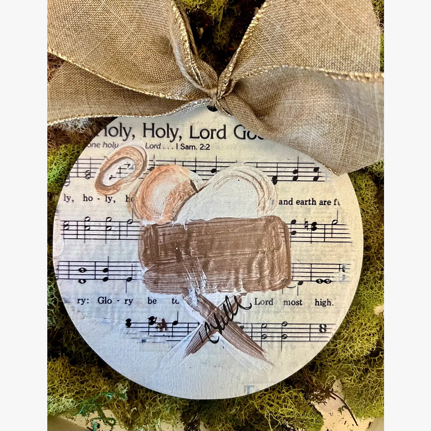 Christmas Ornament: Holy, Holy Baby Jesus