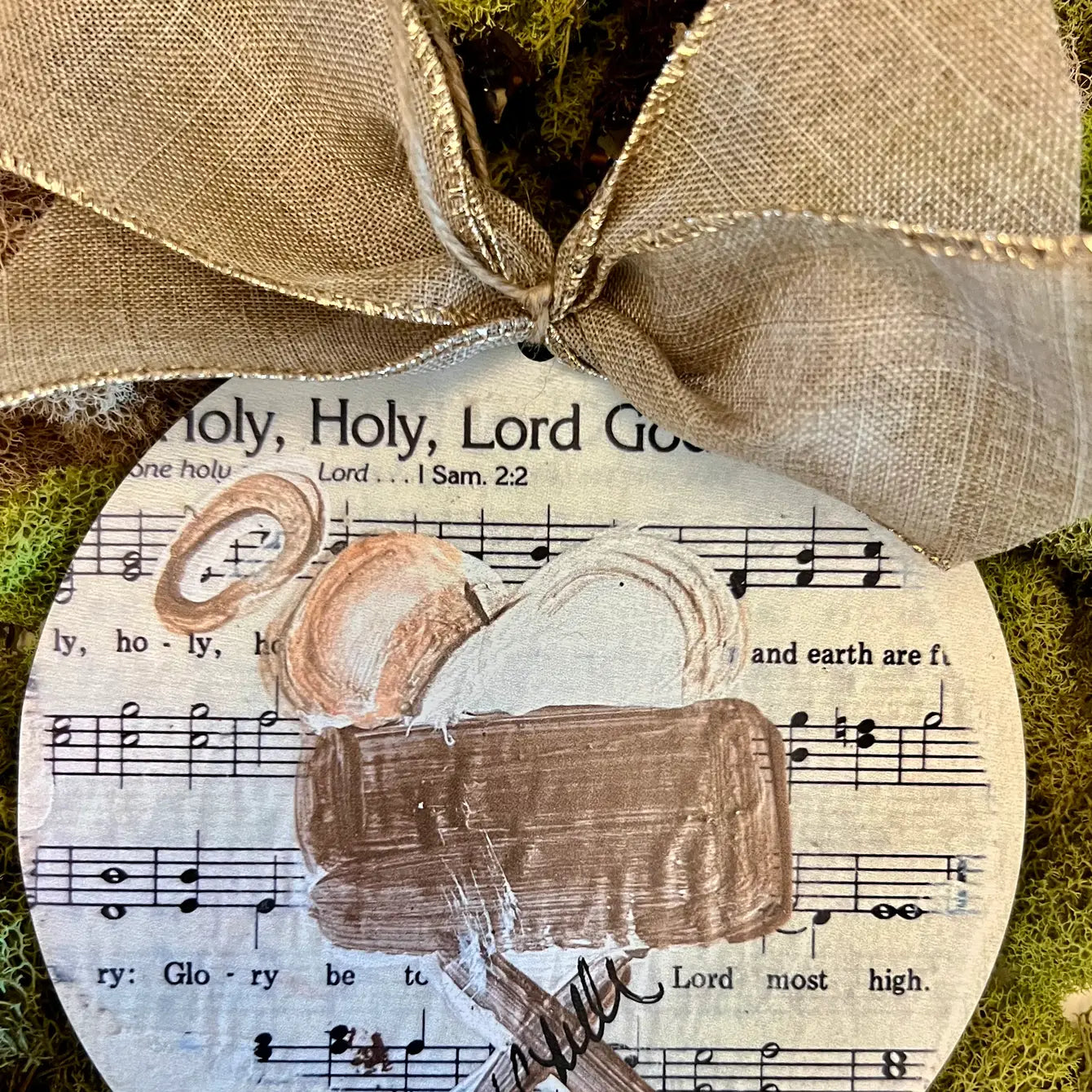 Christmas Ornament: Holy, Holy Baby Jesus