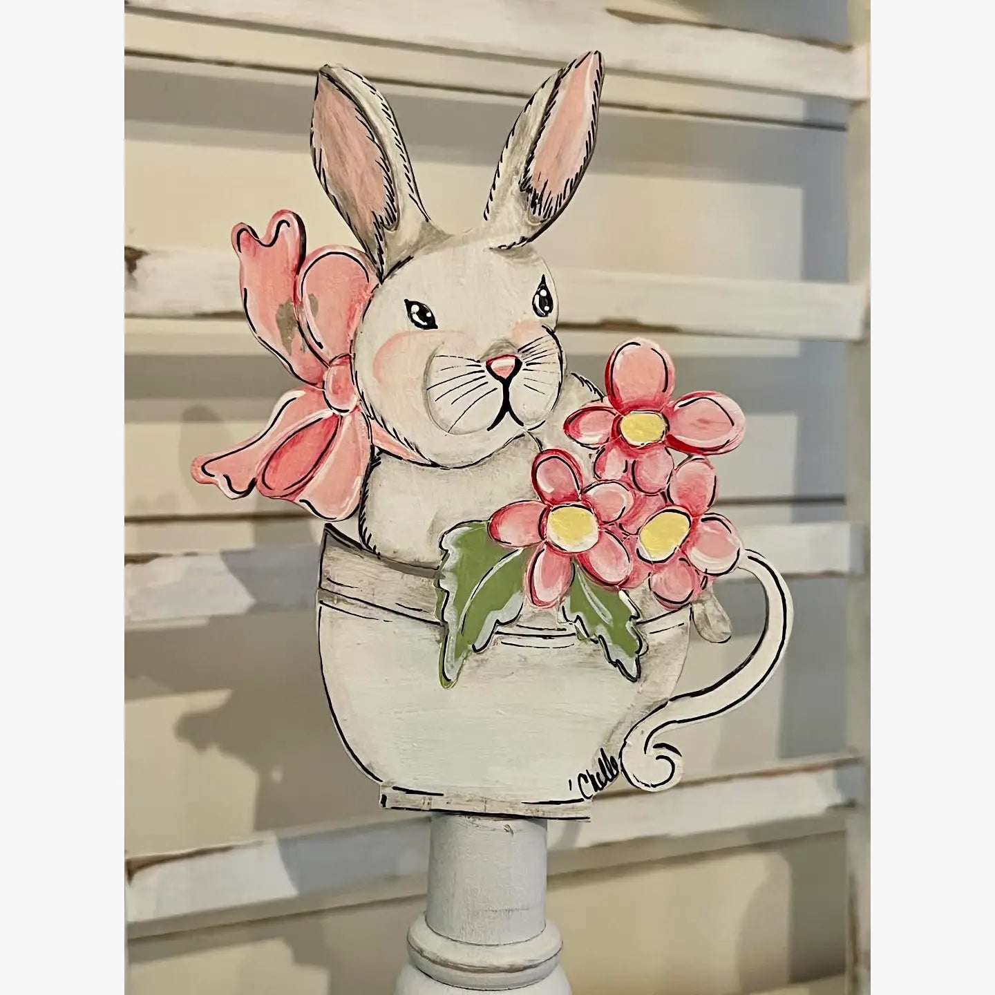 Seasonal & Everyday Toppers: Bunny in a Teapot