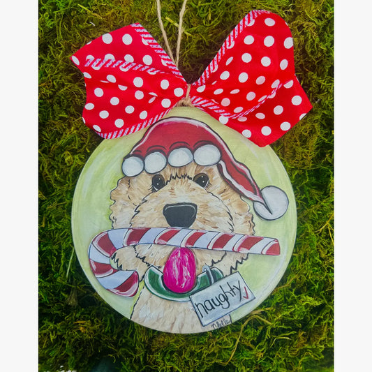 Christmas Ornament: Buddy Barks & The Candy Cane