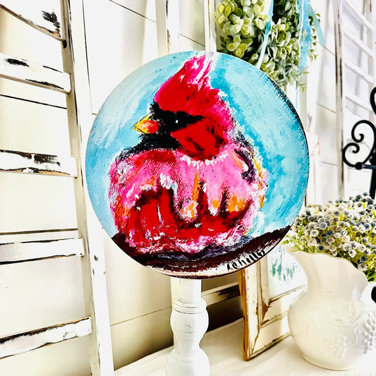 Seasonal & Everyday Toppers: Single Cardinal