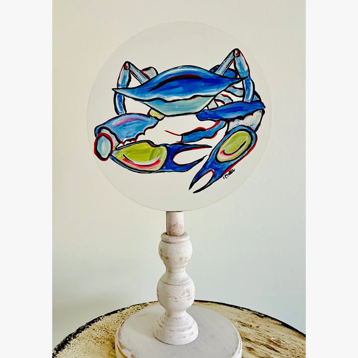 Crusty the Crab: The Blue Crab that changes hats all year