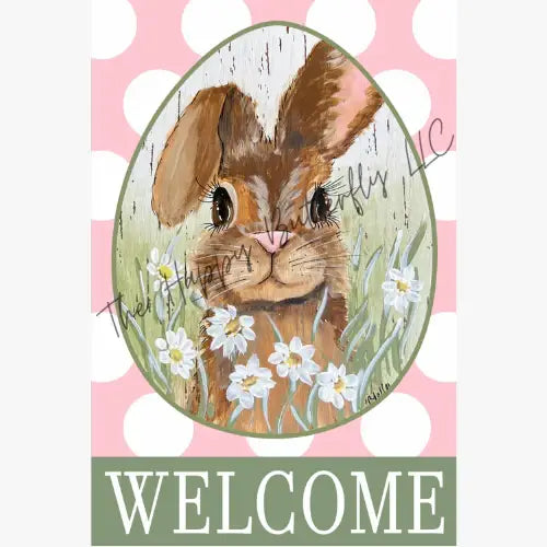 Garden Flag; Easter, Watchful Wilbur