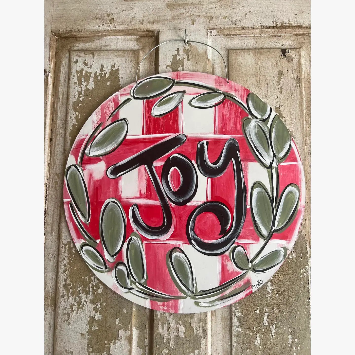 Door Hanger; Christmas Joy