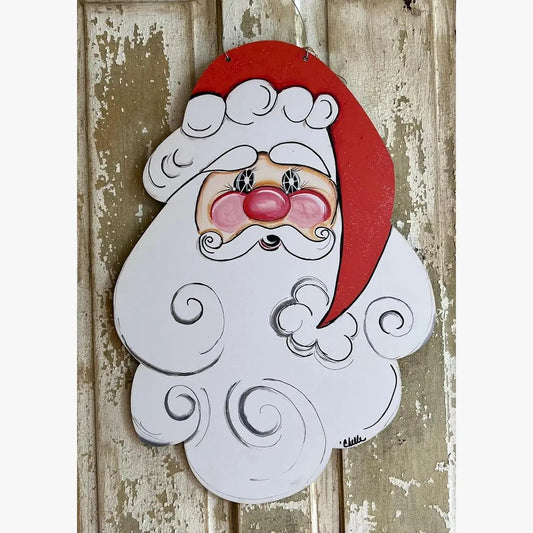 Door Hanger; Christmas, Santa, Large