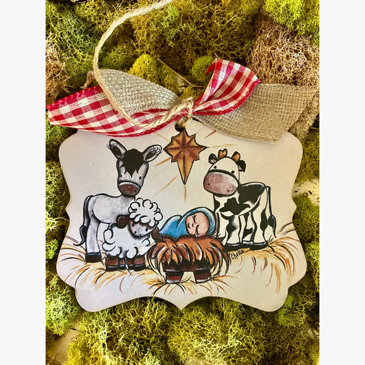 Christmas Ornament : Animated Nativity