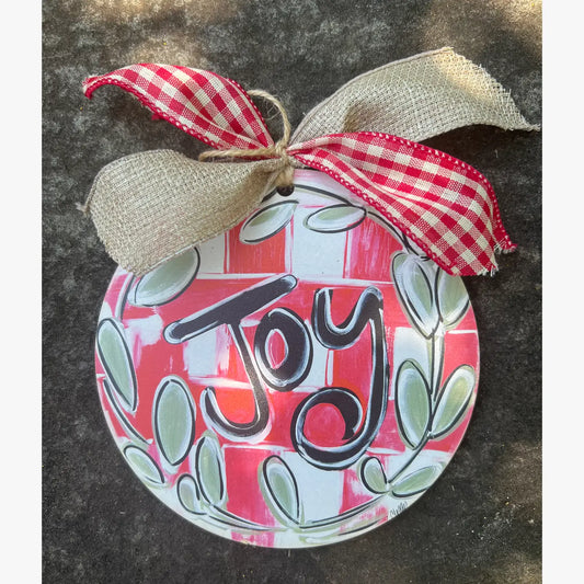 Christmas Ornament; Christmas Joy