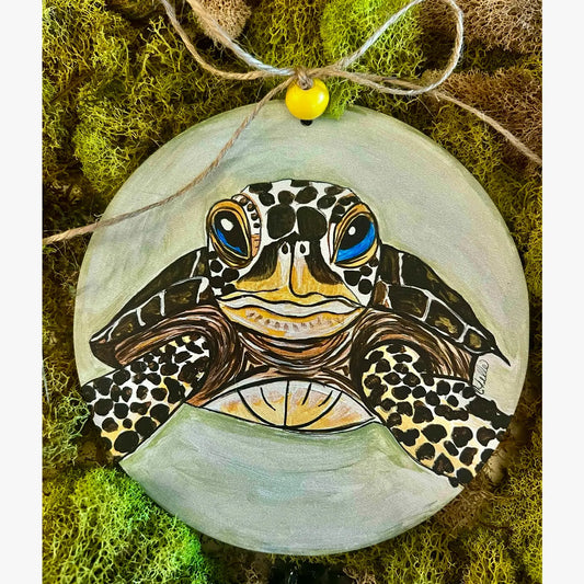 Wreath Attachments & Tags: Cora-Ree Sea Turtle