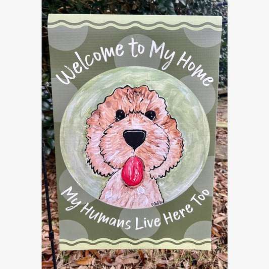 Garden Flag: Buddy Barks, Welcome to My Home