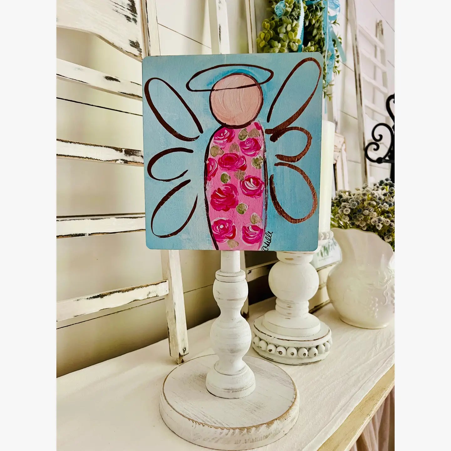 Seasonal & Everyday Toppers: Angel in Roses