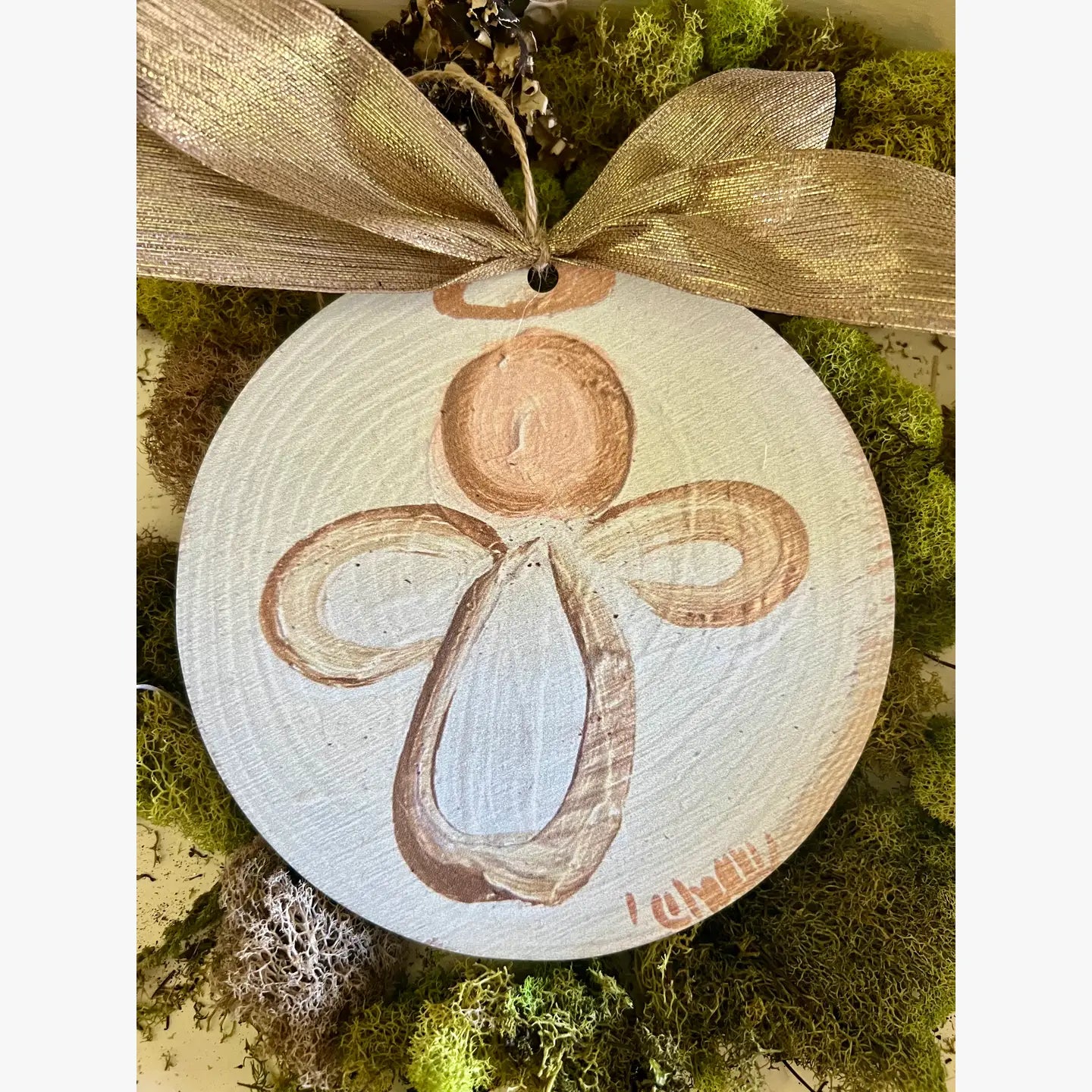 Christmas Ornament: Circle Angel