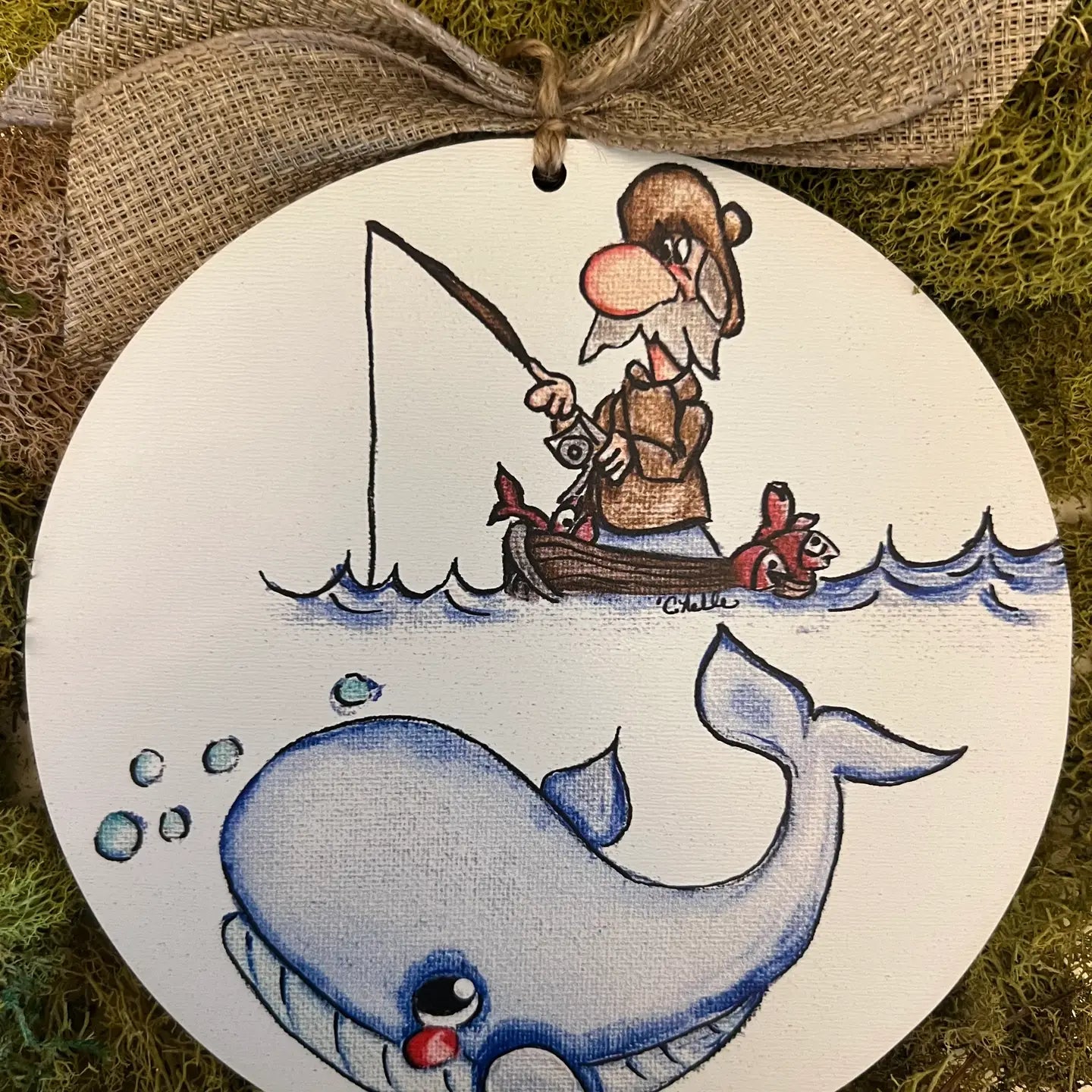 Christmas Ornament: Jack the Fisherman