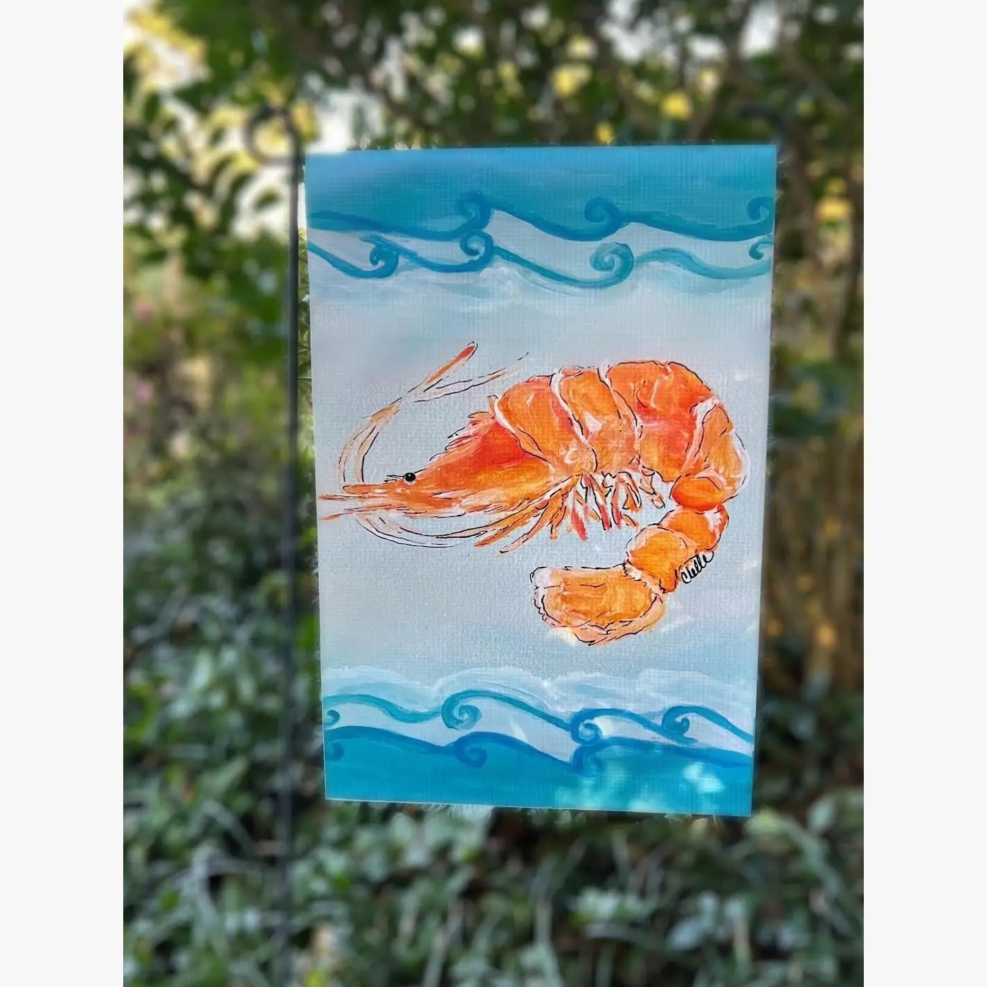 Garden Flag: Shrimp