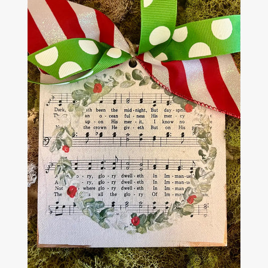 Christmas Ornament: Immanuel Hymn