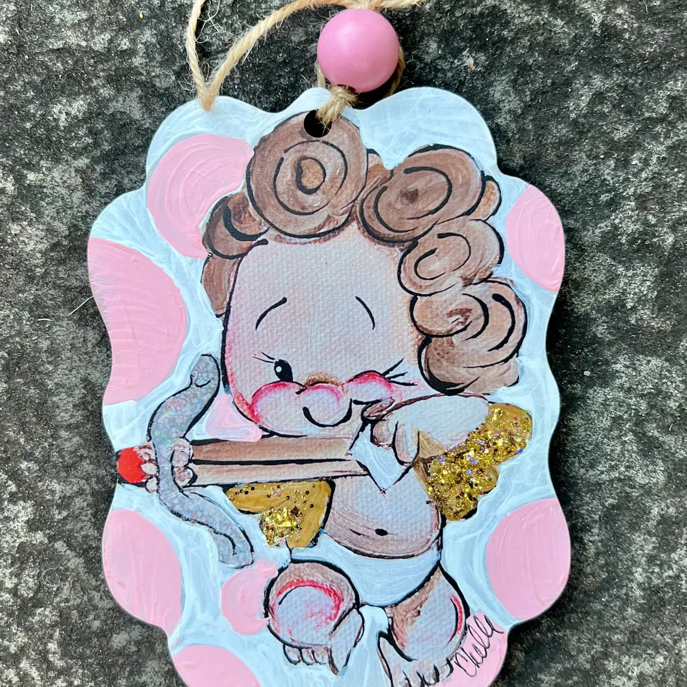 Valentine's Ornaments & Wreath Attachments: Cupid Kane