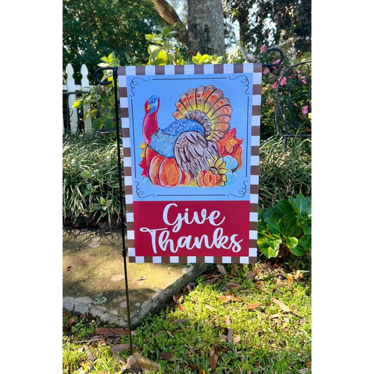 Garden Flag: Thanksgiving Turkey