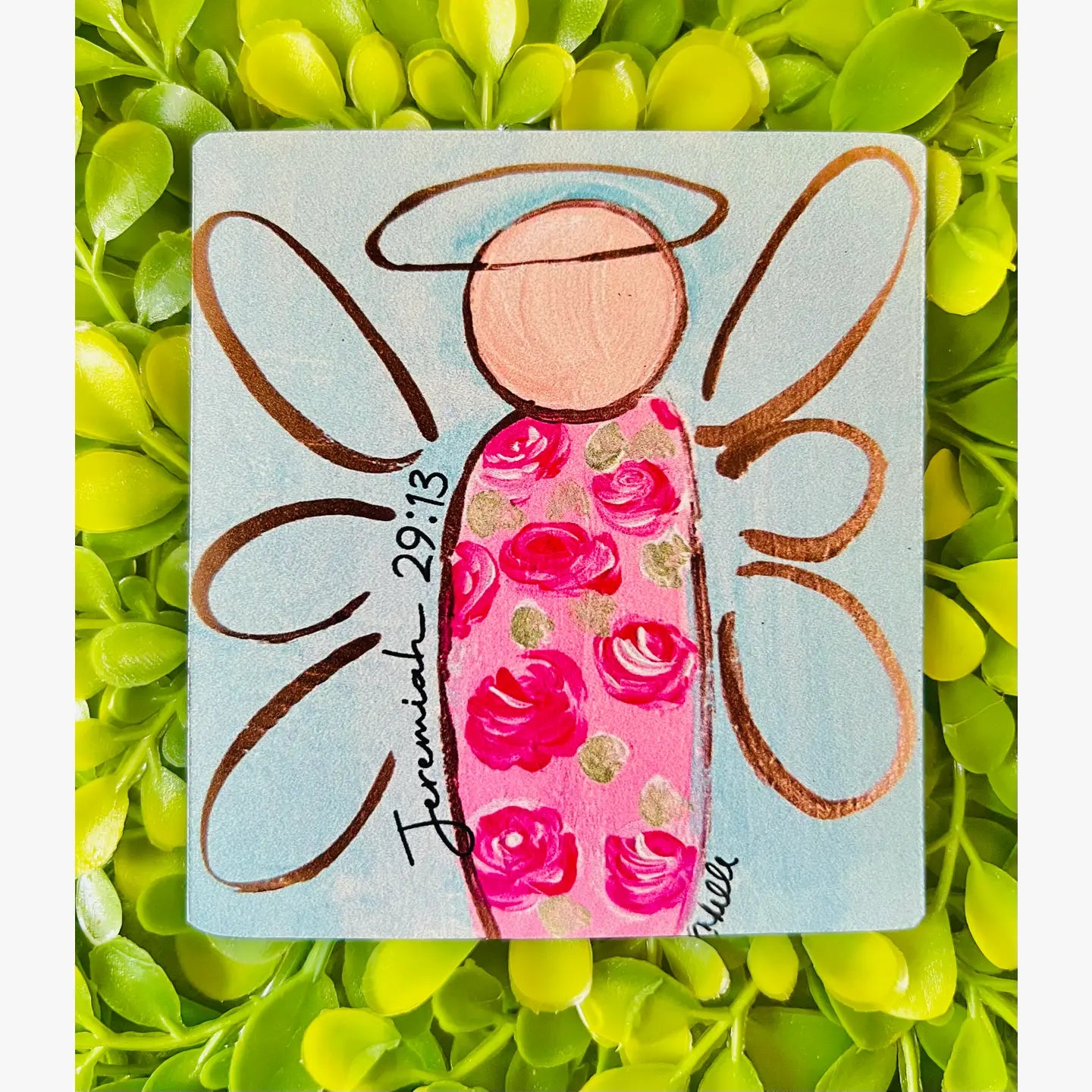 Vinyl Magnets:  Pink Angel