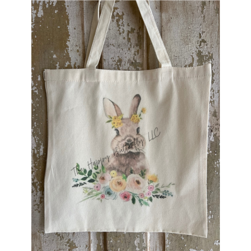 Bunny Easter Tote: Small Size