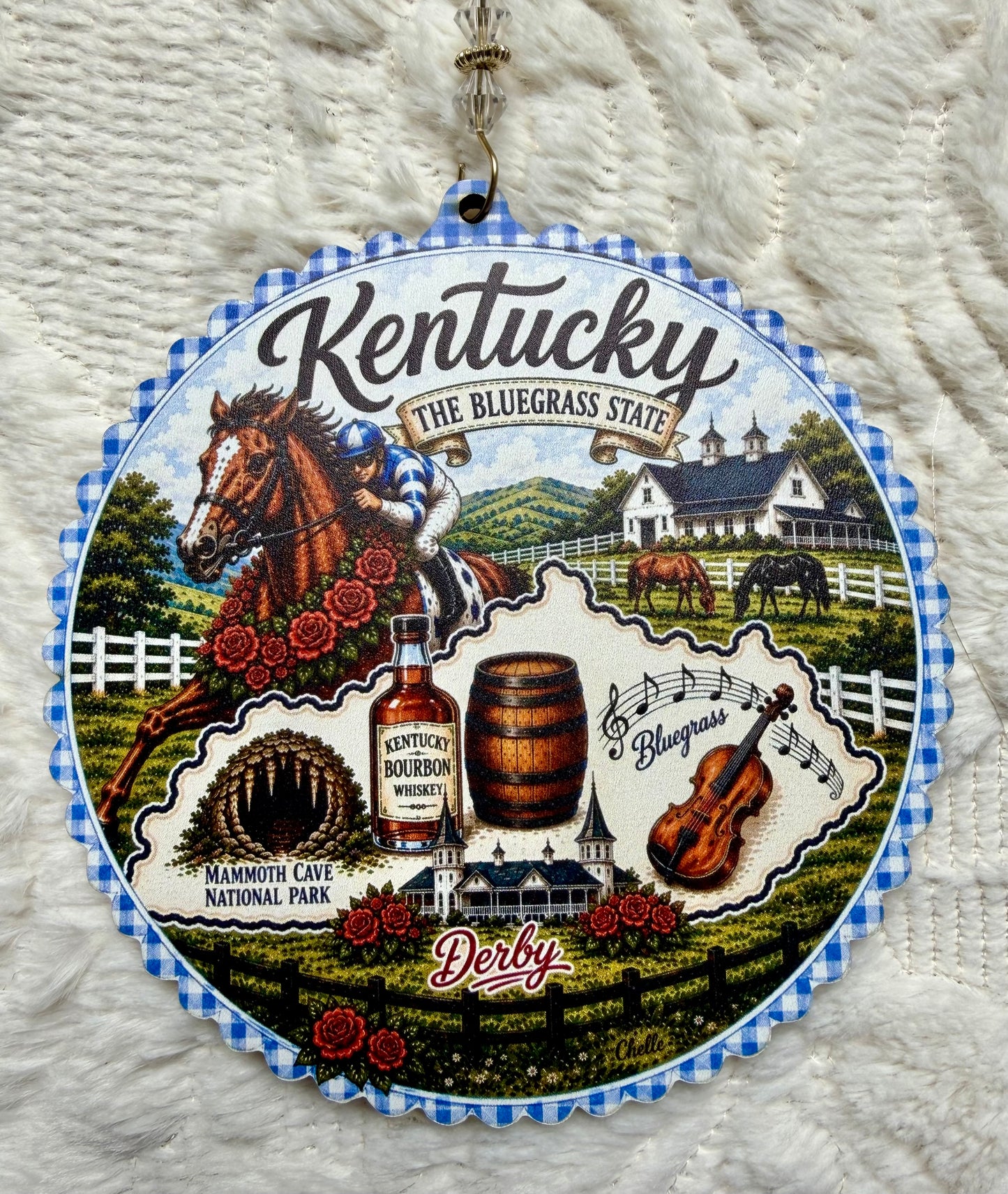 Christmas Ornament: Kentucky